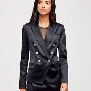 L'Agence Kenzie Satin Blazer